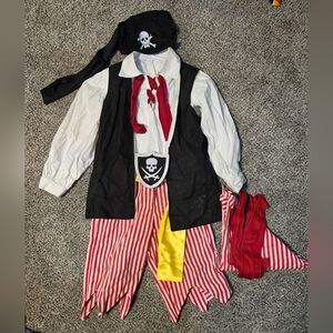 Pirate Costume for Kids - Black, Red, White